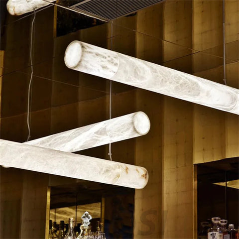 Alabaster Linear Pendant Light