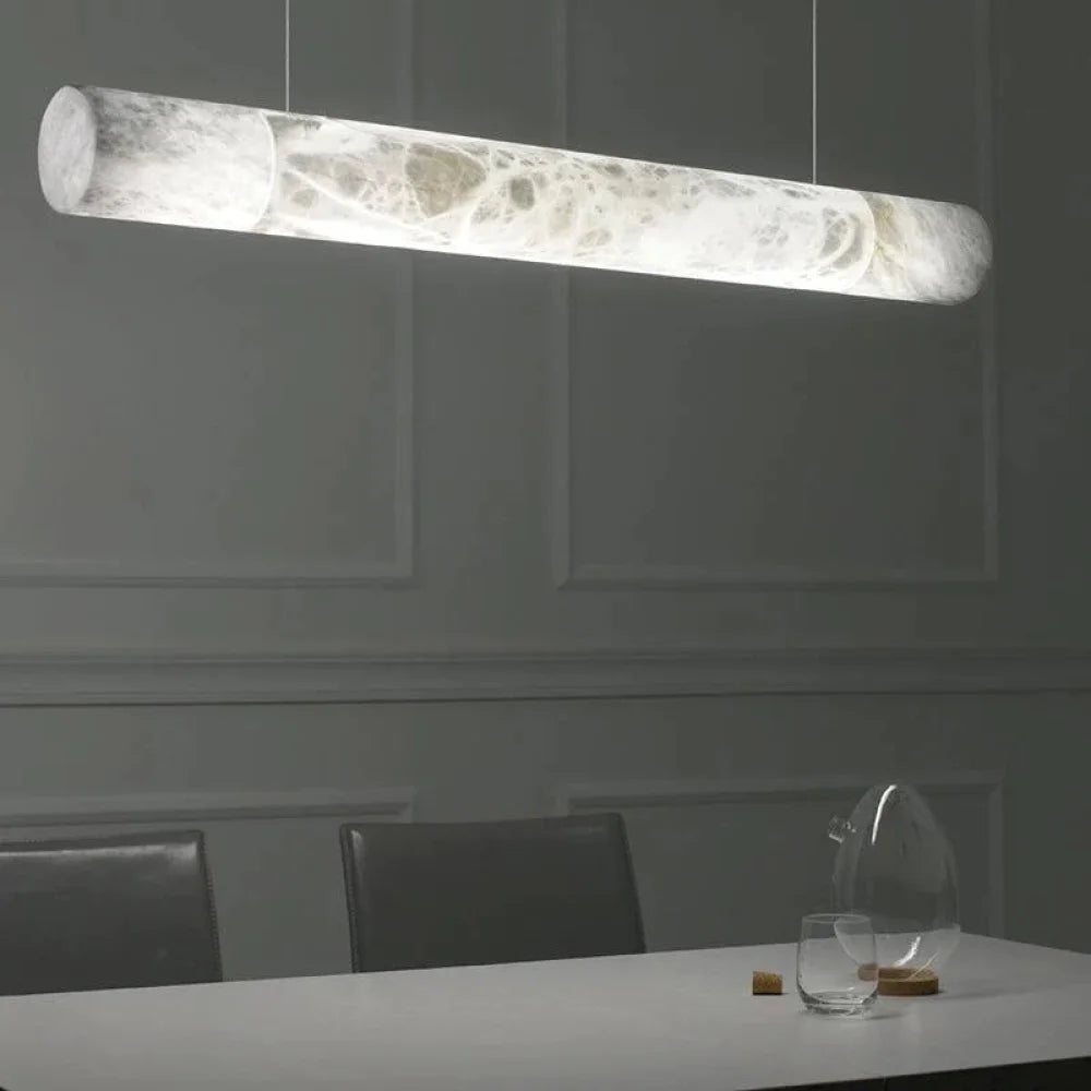 Alabaster Linear Pendant Light