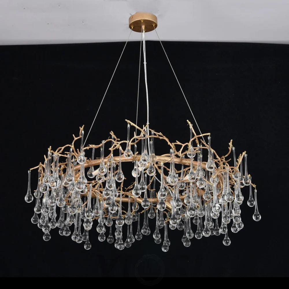 water drop chandelier