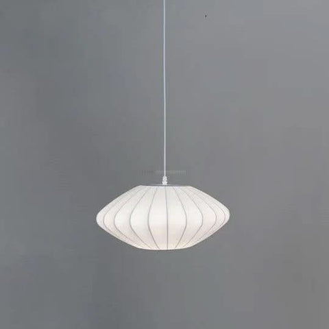 Bubble Pendant Light with Artificial Silk Lampshade - Yiosilamp