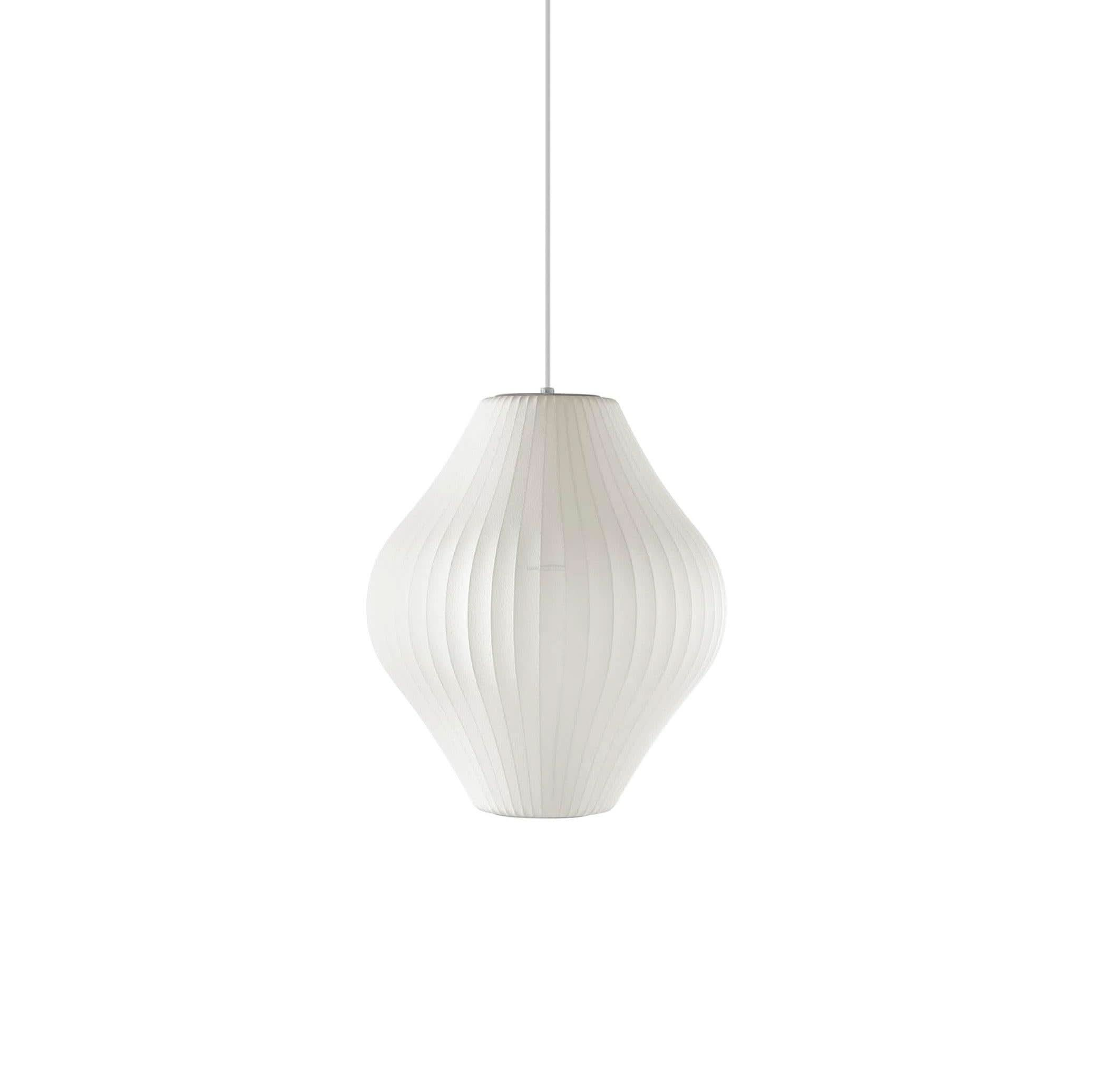 Bubble Pendant Light with Artificial Silk Lampshade - Yiosilamp