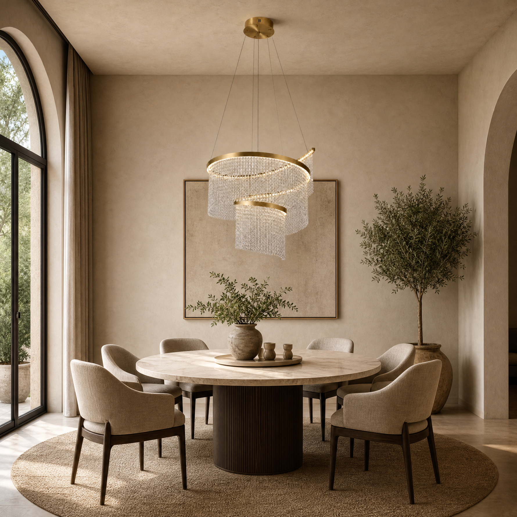 Bacca Crystal Chandelier