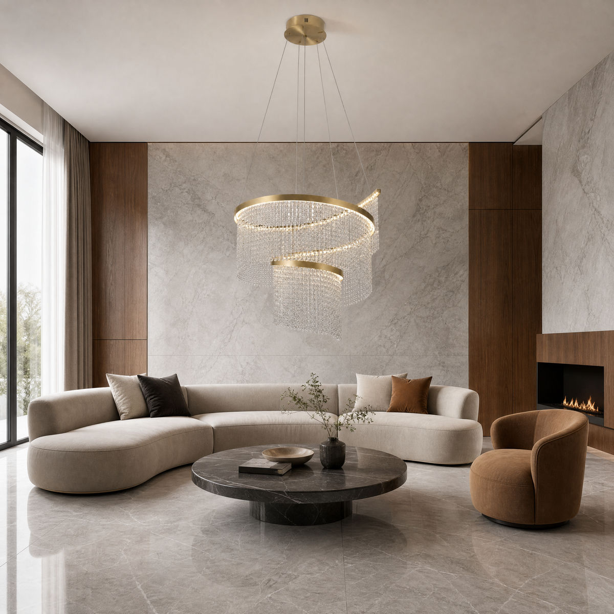 Bacca Crystal Chandelier