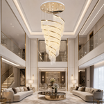 Bacca Crystal Halo Chandelier