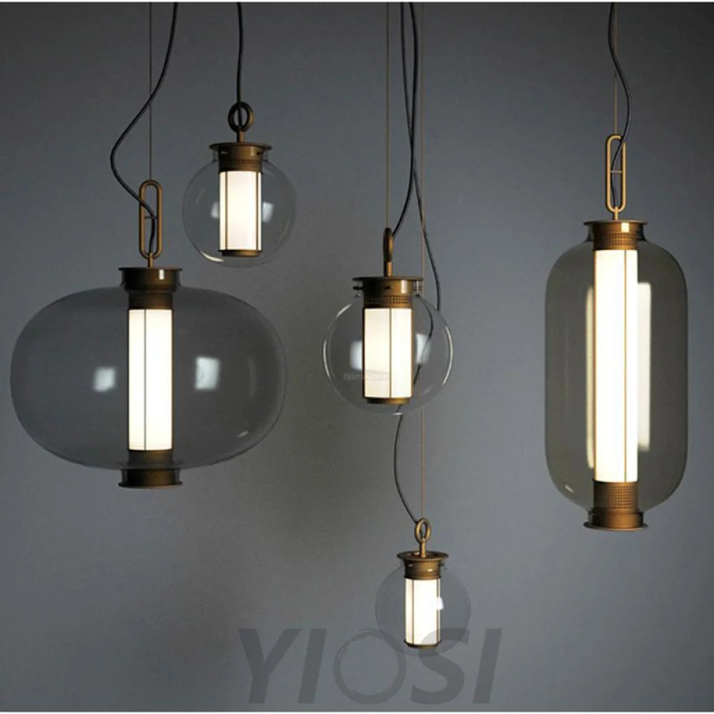 Bai Family Pendant Light ∅ 7″ - Art Glass-1-Yiosilamp