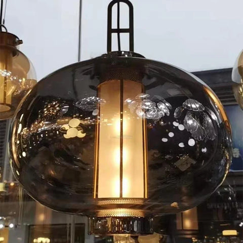 Bai Family Pendant Light ∅ 7″ - Art Glass-1-Yiosilamp
