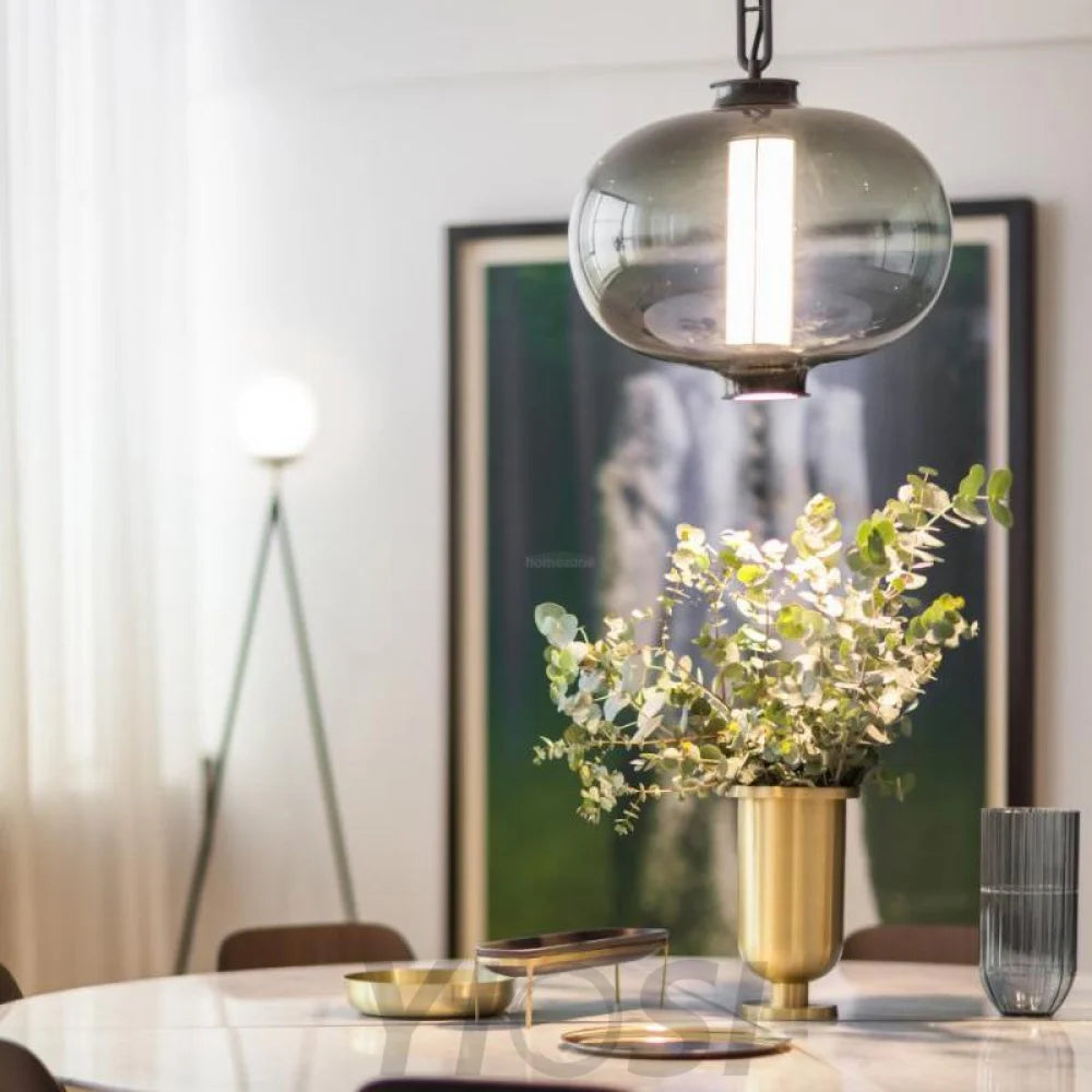 Bai Family Pendant Light ∅ 7″ - Art Glass-1-Yiosilamp