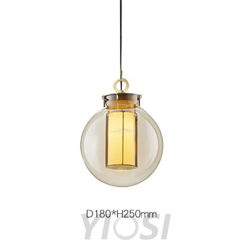 Bai Family Pendant Light ∅ 7″ - Art Glass-1-Yiosilamp