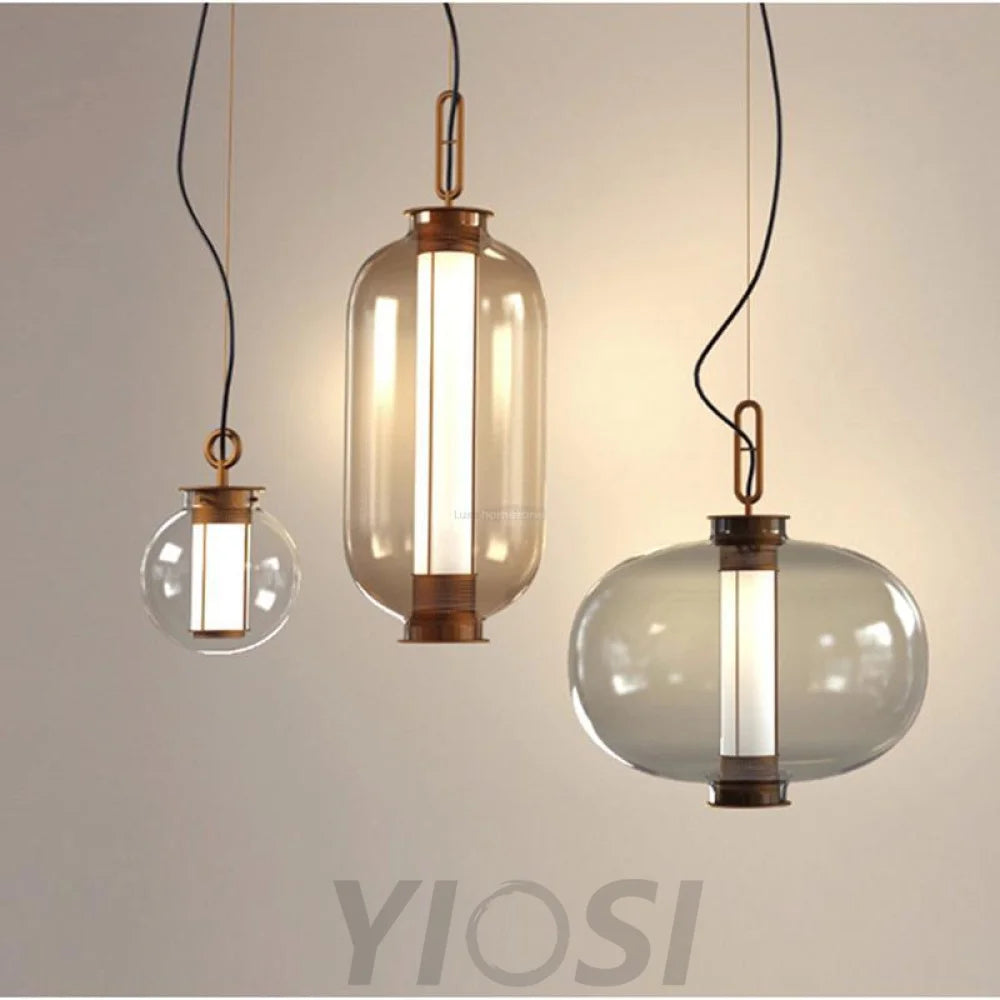 Bai Family Pendant Light ∅ 7″ - Art Glass-1-Yiosilamp