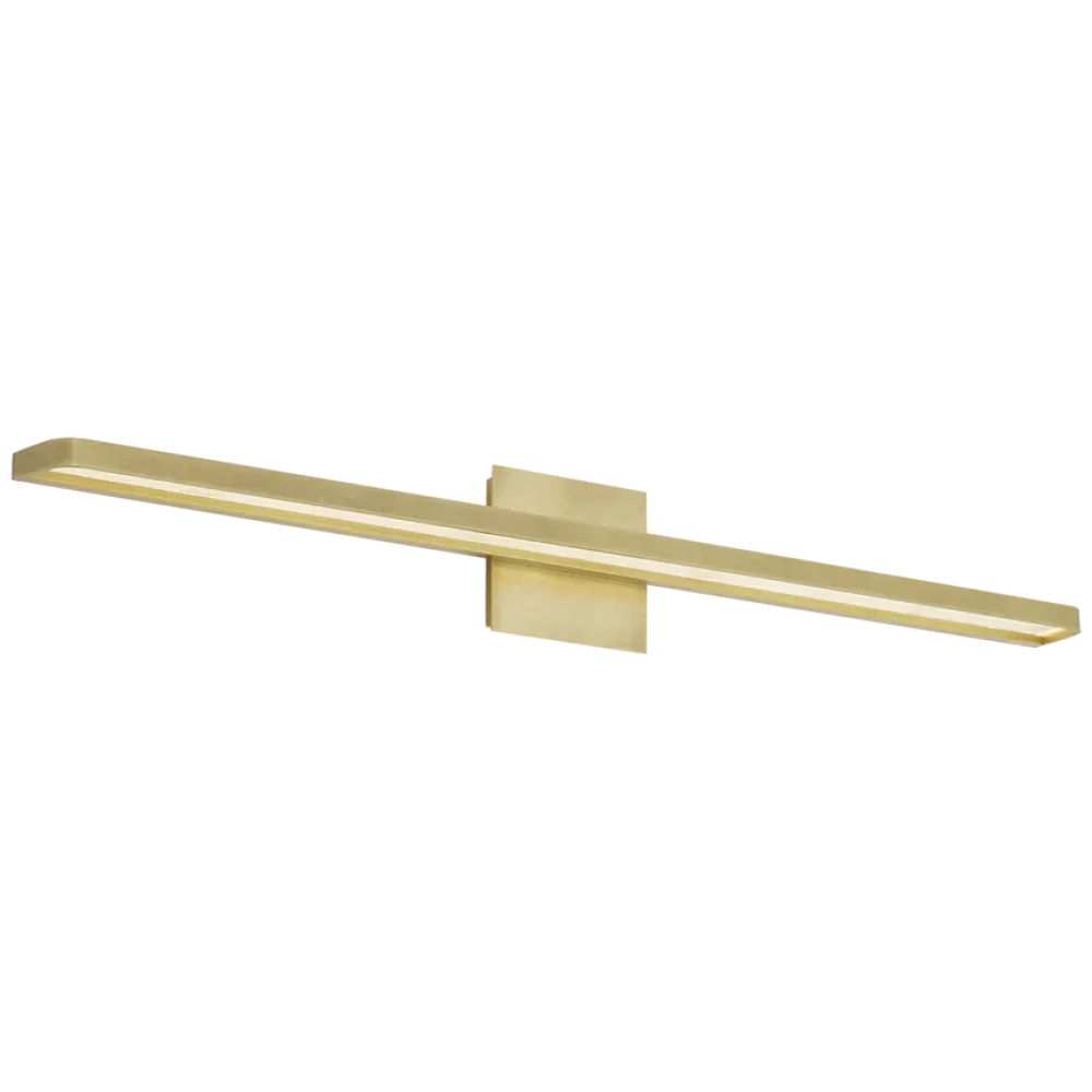 Banda 36 Bath Picture Light Natural Brass Picture Light