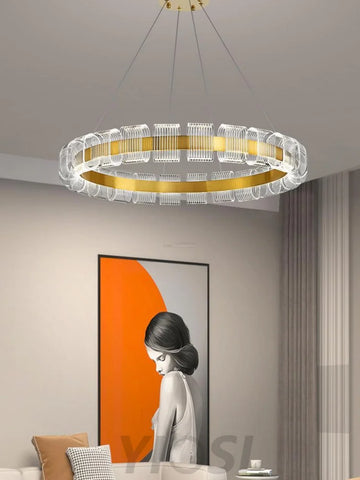 Bangle Chandelier ∅ 23.6″ - ring-1-Yiosilamp