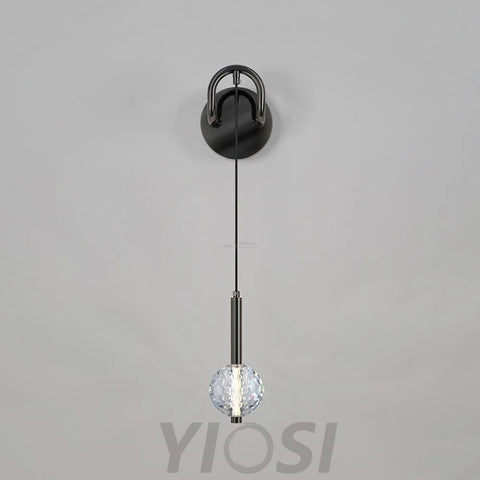 Barletta Crystal Wall Sconce - -1-Yiosilamp