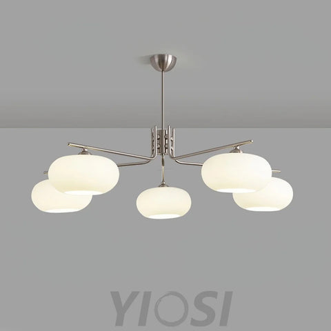 Barndon Round Chandelier - Bend-1-Yiosilamp