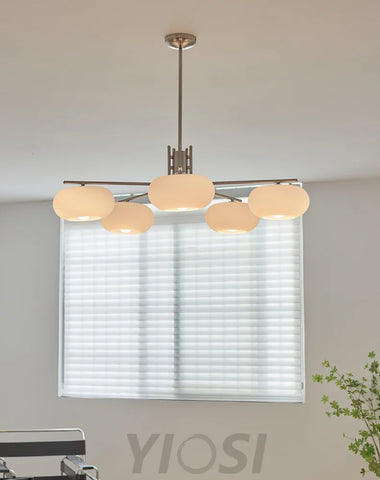Barndon Round Chandelier - Bend-1-Yiosilamp