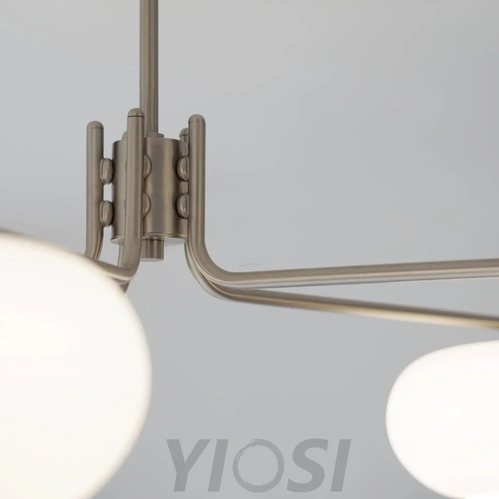 Barndon Round Chandelier - Bend-1-Yiosilamp