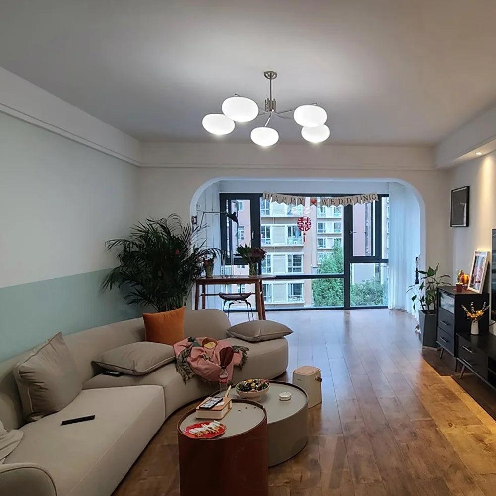 Barndon Round Chandelier - Bend-1-Yiosilamp
