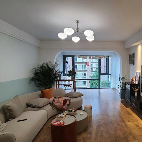Barndon Round Chandelier - Bend-1-Yiosilamp