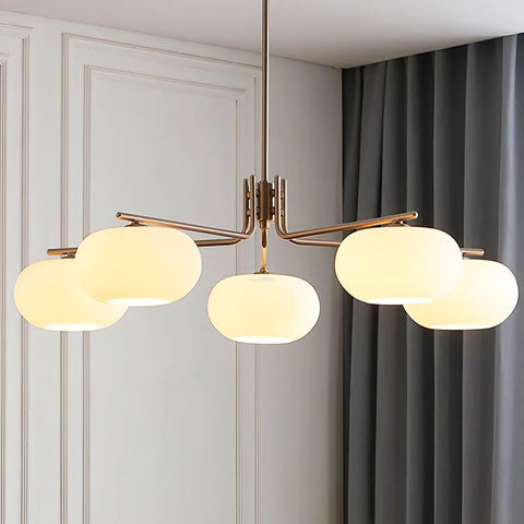 Barndon Round Chandelier - Bend-1-Yiosilamp
