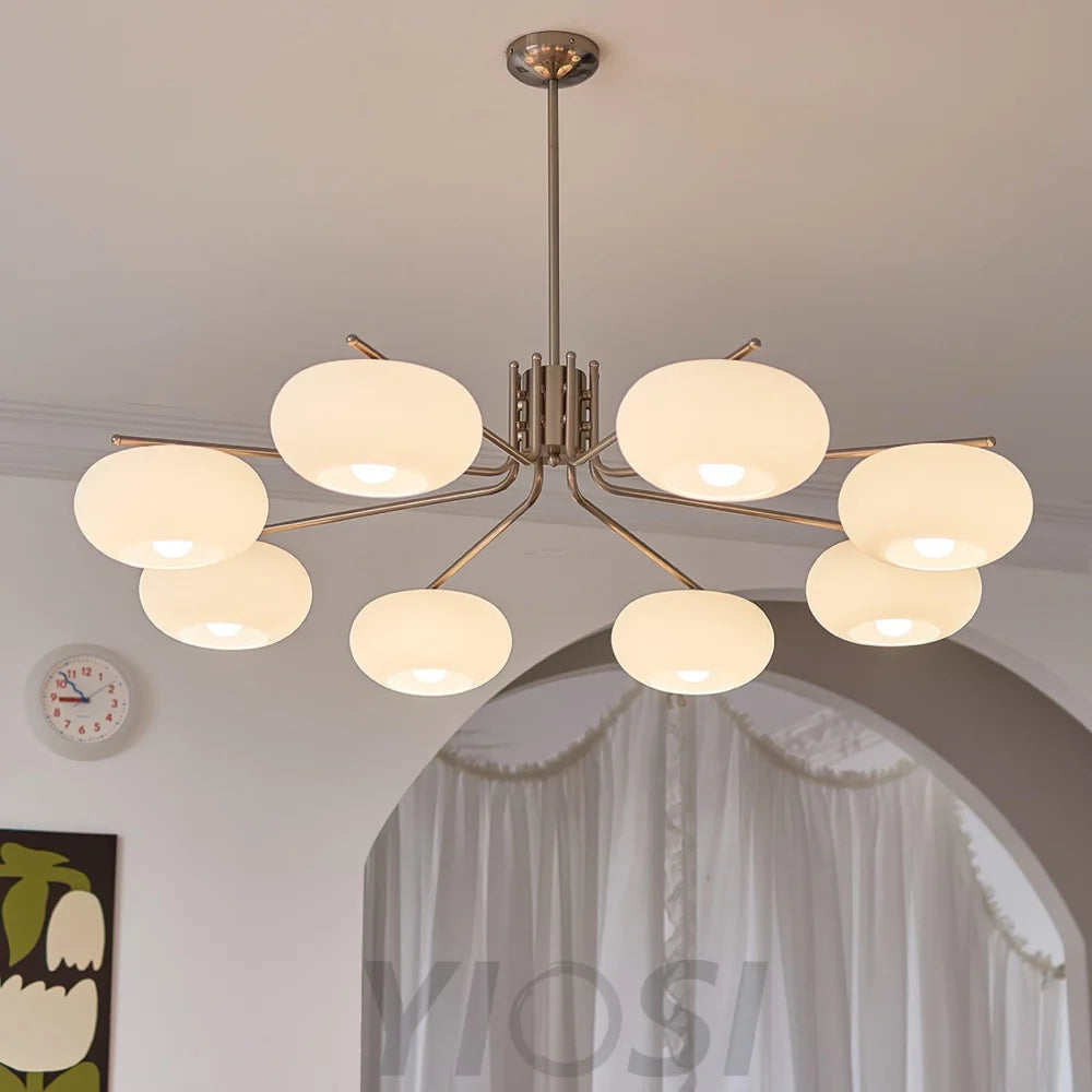 Barndon Round Chandelier - Bend-1-Yiosilamp