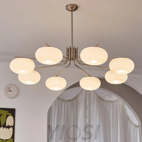 Barndon Round Chandelier - Bend-1-Yiosilamp