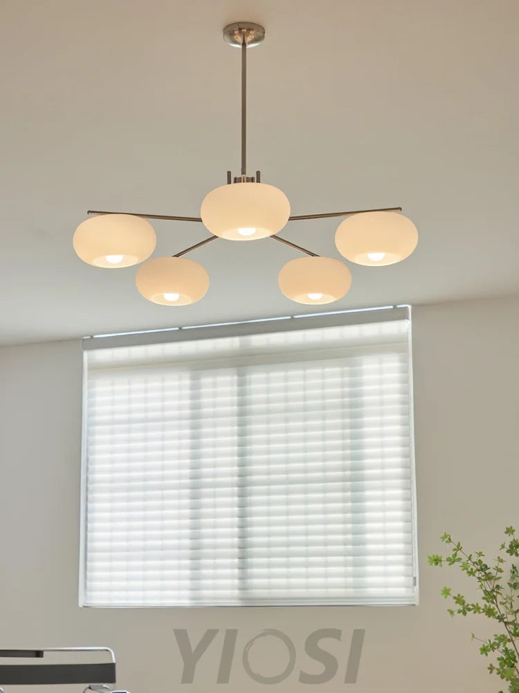 Barndon Round Chandelier - Bend-1-Yiosilamp