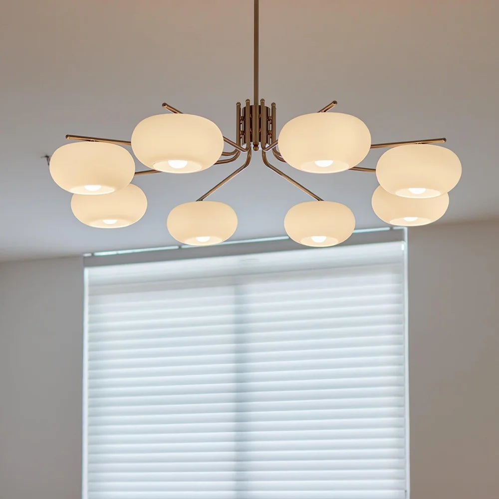 Barndon Round Chandelier - Bend-1-Yiosilamp
