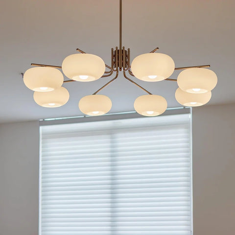 Barndon Round Chandelier - Bend-1-Yiosilamp