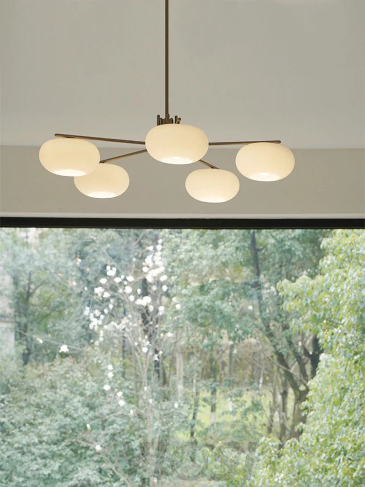 Barndon Round Chandelier - Bend-1-Yiosilamp