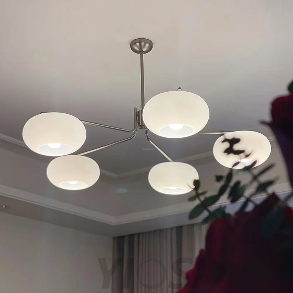 Barndon Round Chandelier - Bend-1-Yiosilamp