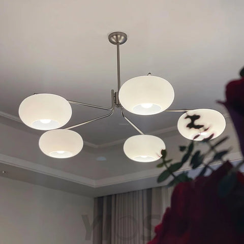 Barndon Round Chandelier - Bend-1-Yiosilamp