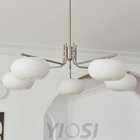 Barndon Round Chandelier - Bend-1-Yiosilamp
