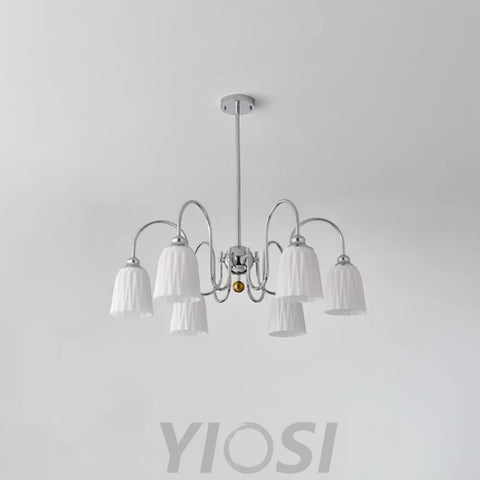 Bauhaus Pleated Chandelier with 3/5/6/8 heads Chandelier