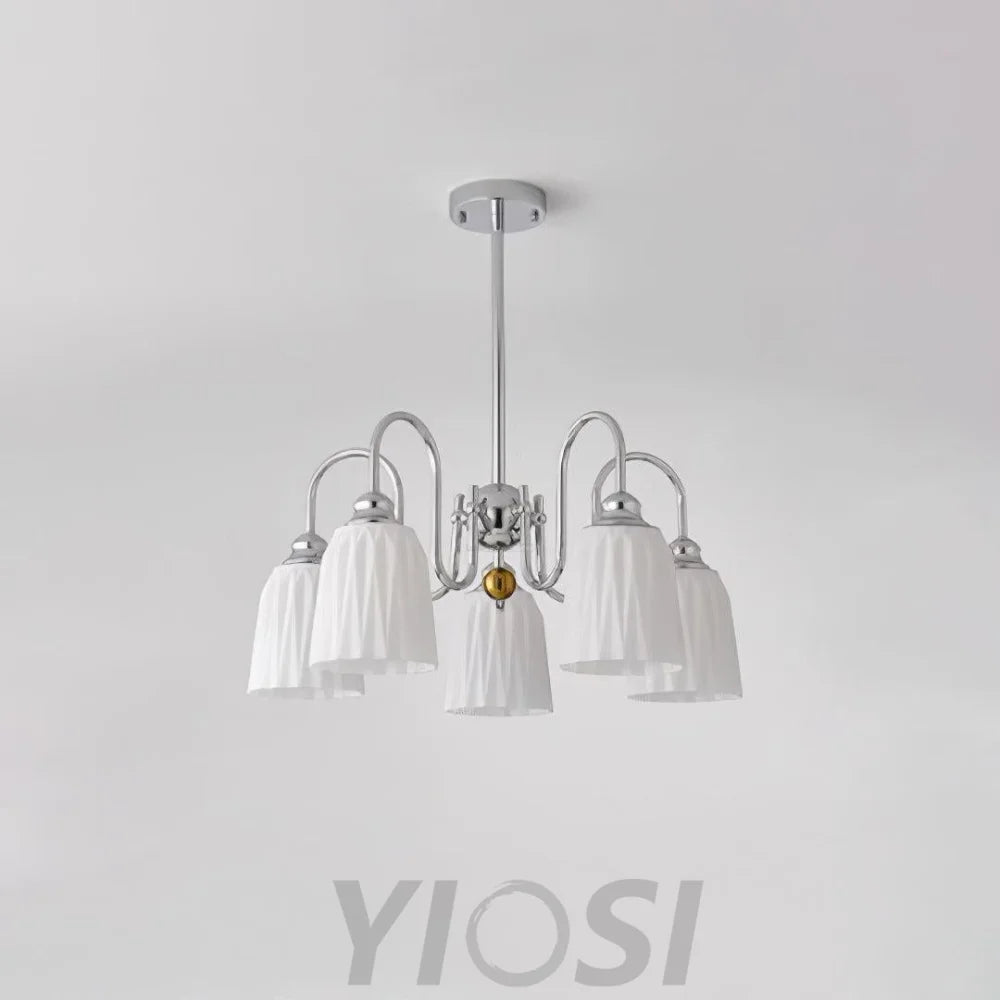 Bauhaus Pleated Chandelier with 3/5/6/8 heads Chandelier