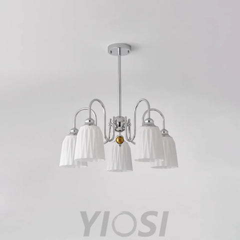 Bauhaus Pleated Chandelier with 3/5/6/8 heads Chandelier