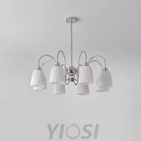 Bauhaus Pleated Chandelier with 3/5/6/8 heads Chandelier