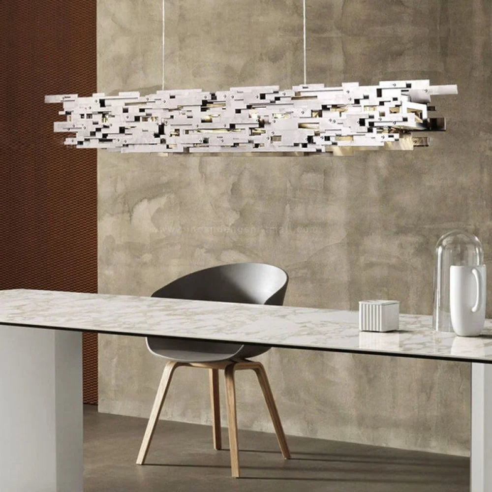 Beatrice Modern Linear Chandelier 59’’ Custom