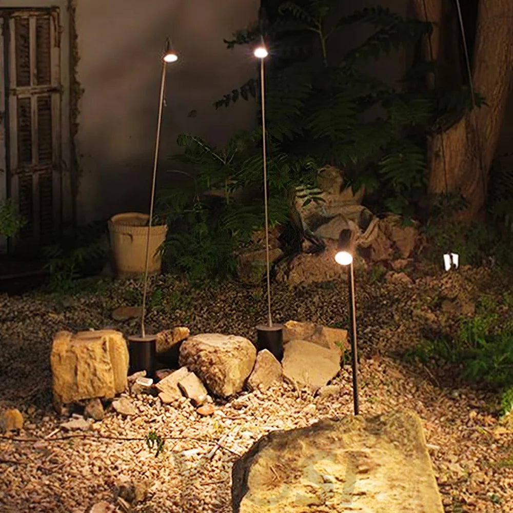 Bellflower Floor Lamp for Outdoor Arrow - Geometry-1-Yiosilamp