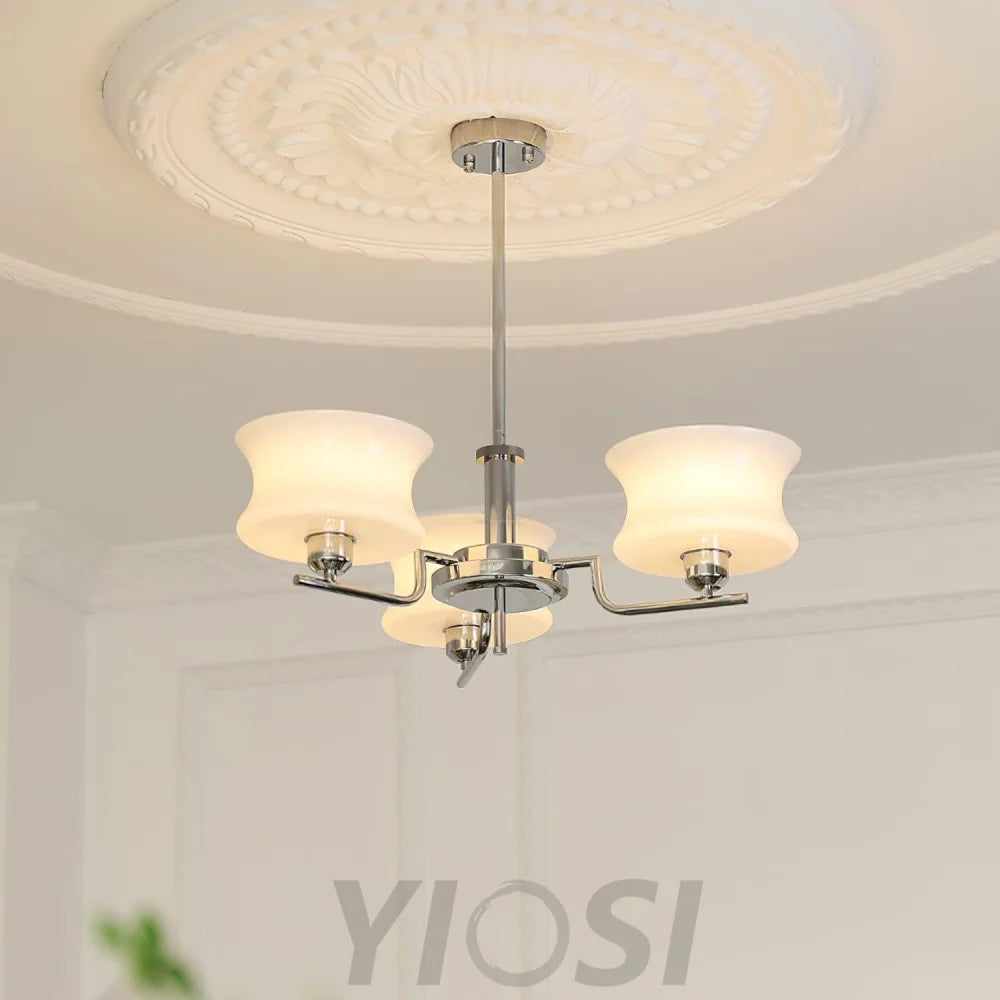 Belue Chandelier with 3/5 heads - Zahara-1-Yiosilamp