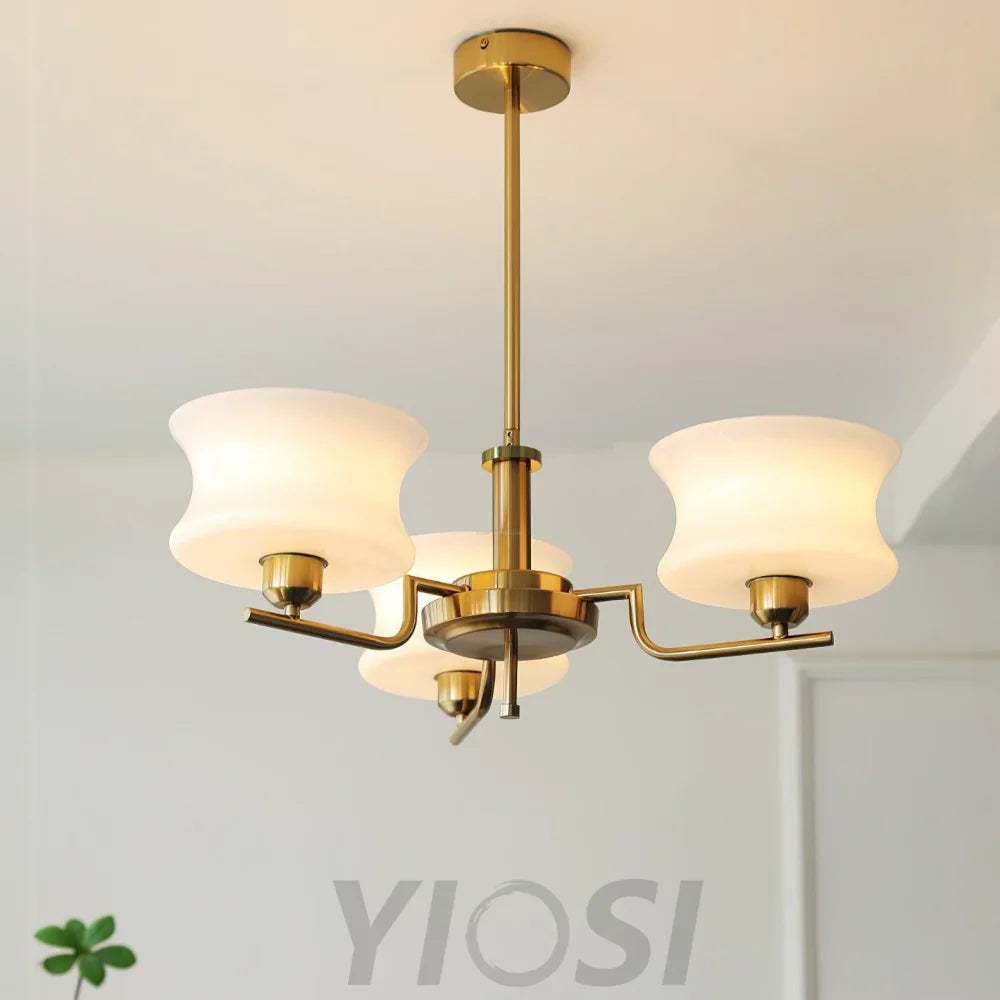 Belue Chandelier with 3/5 heads - Zahara-1-Yiosilamp