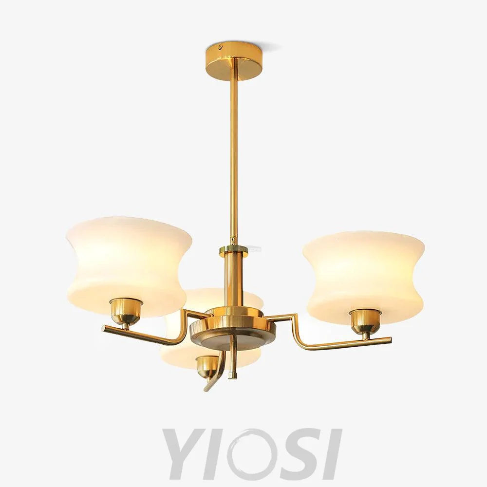 Belue Chandelier with 3/5 heads - Zahara-1-Yiosilamp