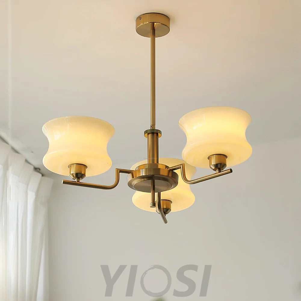Belue Chandelier with 3/5 heads - Zahara-1-Yiosilamp