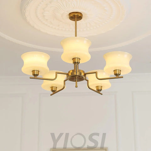 Belue Chandelier with 3/5 heads - Zahara-1-Yiosilamp