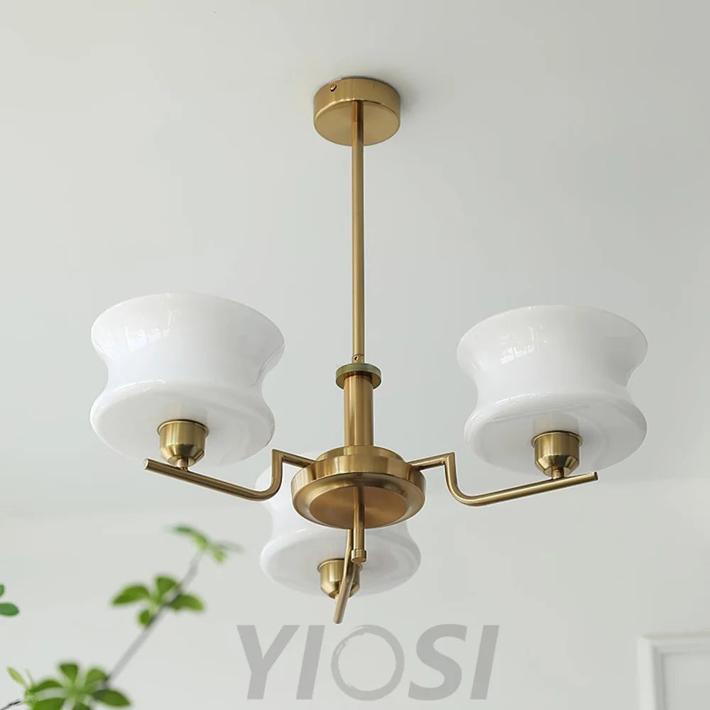 Belue Chandelier with 3/5 heads - Zahara-1-Yiosilamp