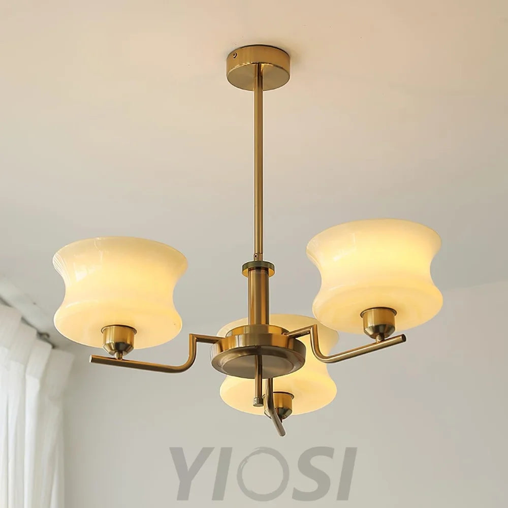 Belue Chandelier with 3/5 heads - Zahara-1-Yiosilamp