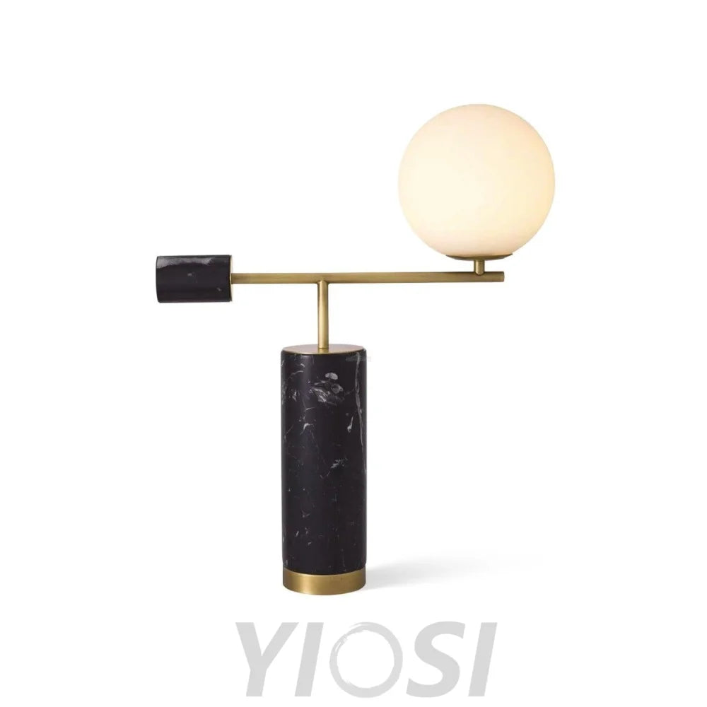 Bendik Ceramic Table Lamp ∅ 19.7″ - Alabaster-1-Yiosilamp