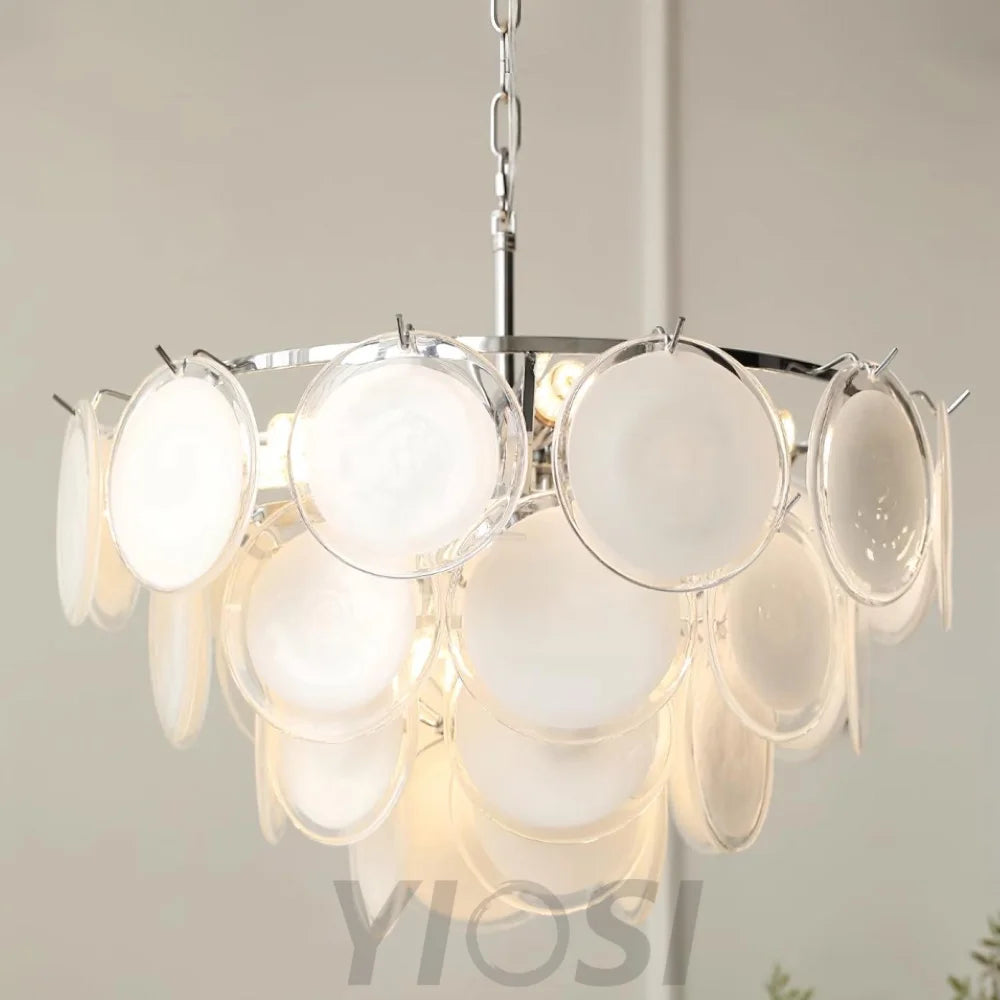 Bettina Murano Chandelier  ∅ 19.6″ - Cylinder-1-Yiosilamp