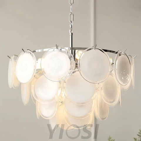 Bettina Murano Chandelier  ∅ 19.6″ - Cylinder-1-Yiosilamp