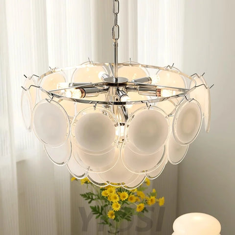 Bettina Murano Chandelier  ∅ 19.6″ - Cylinder-1-Yiosilamp