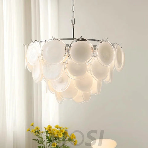 Bettina Murano Chandelier  ∅ 19.6″ - Cylinder-1-Yiosilamp