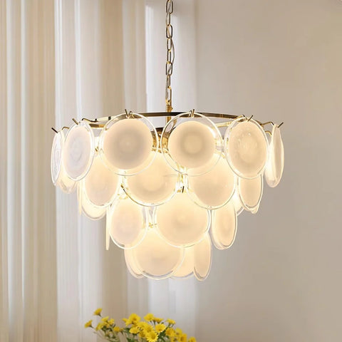 Bettina Murano Chandelier  ∅ 19.6″ - Cylinder-1-Yiosilamp